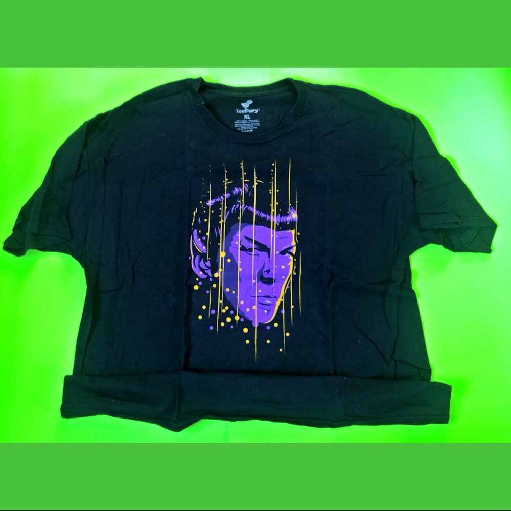 Star Trek Spock tee shirt plus size xl sci-fi